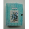 Journal Floral Blue Tagebuch