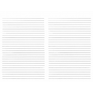Lined Paper - Booklet A4