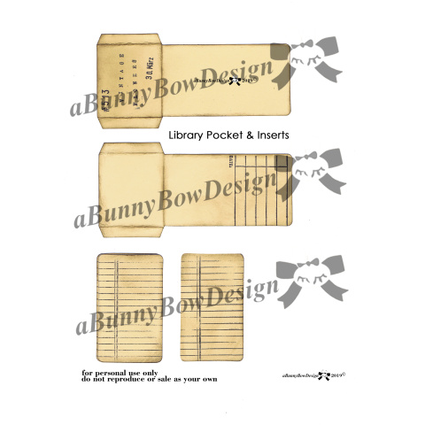 Library Pocket & Insert 01