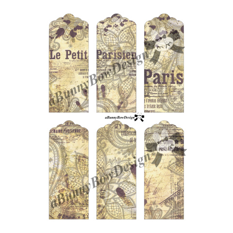 Parisian Chic Tags 01