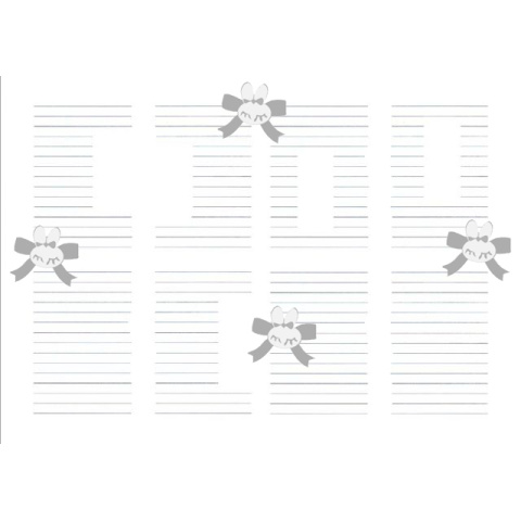 Mini-Booklet Seiten mit Stempelfeld