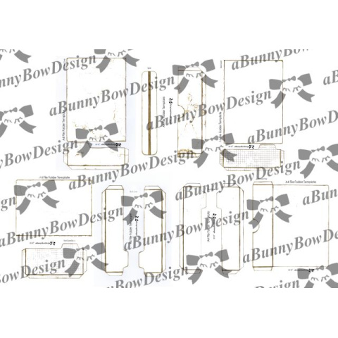 File Folder Journal Anchor Page Kit (blank)